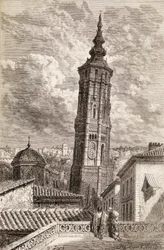 La Torre Nueva, Zaragoza en el siglo XIX, 1878